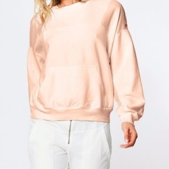 NWT Young Fabulous & Broke Drew Guava Pullover Sweatshirt Size Medium - Picture 5 of 11